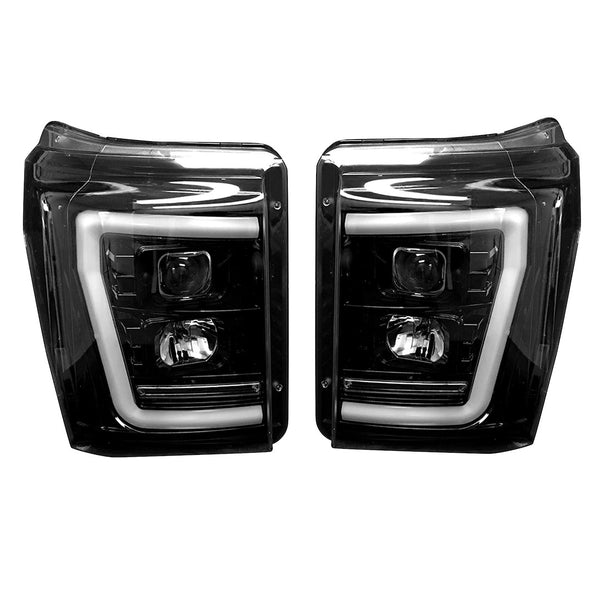 RECON Headlight Assembly With Halogen Bulbs (MPN: 264272BKC)