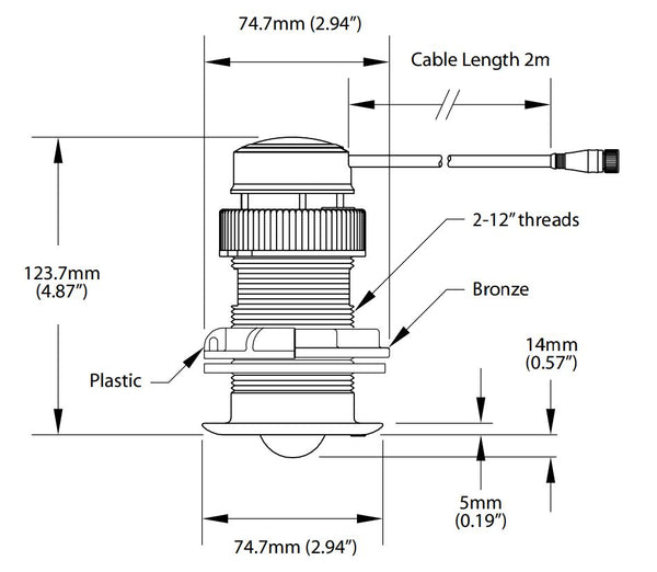 Maretron Smart Retractable Transducer (MPN: DST110-01)