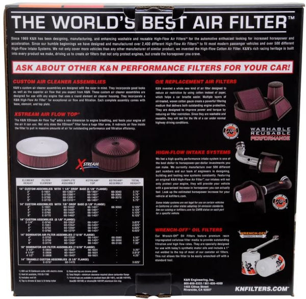 K&N Filters 63 Series AirCharger (MPN: 63-1007-1)
