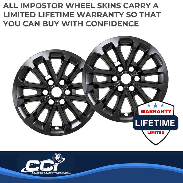 Coast To Coast Impostor Wheel Skin 18 Inch (MPN: IMP506BLK)