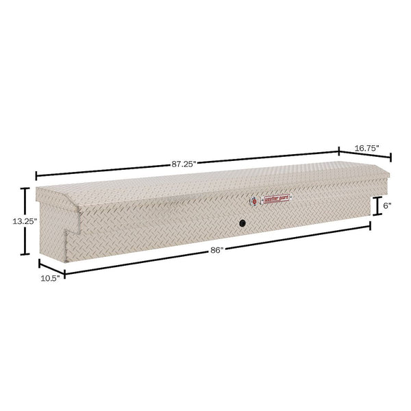 Weather Guard Lo-Side Aluminum Truck Toolbox (MPN: 164-0-04)