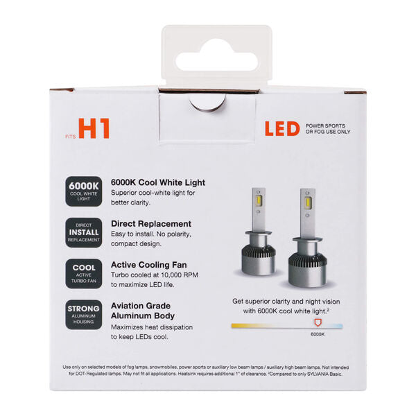 Sylvania LED Fog Light Bulb (MPN: H1SL.BX2)