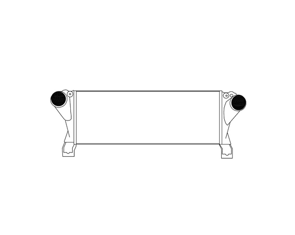 CSF Intercooler Air To Air One Row (MPN: 6098)