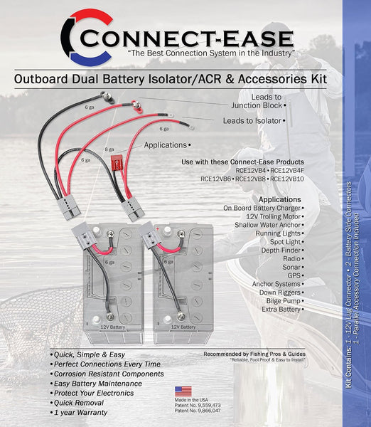 Battery Connection Harness for Boats (MPN: RCE12VBM6IK)