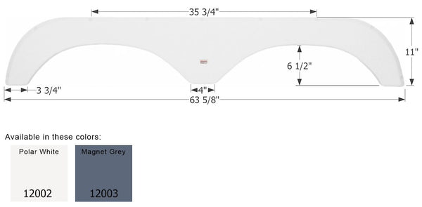 Icon Fender Skirt for Okanagan Models (MPN: 12003)