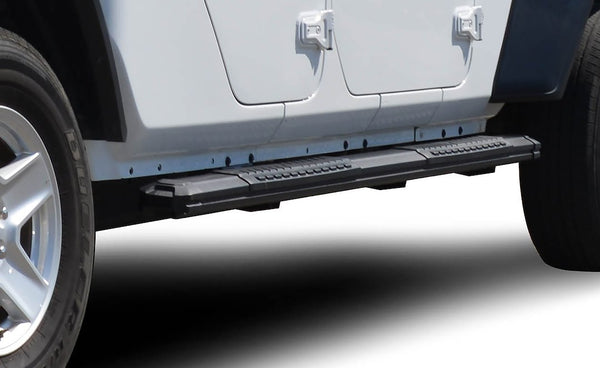 Black Horse Off Road Cutlass Running Boards (MPN: RN-DGRAM-19-76-BK)