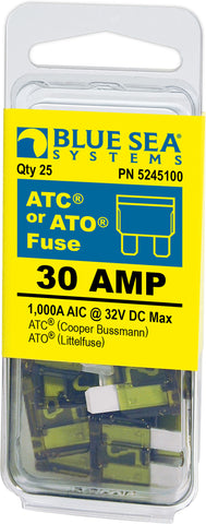 Blue Sea Blade Fuse 30 Amps (MPN: 5245100-BSS)
