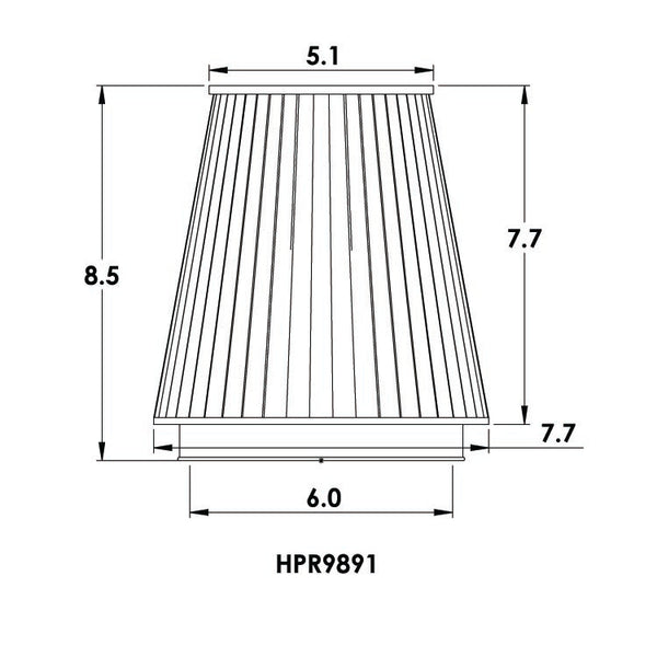 Spectre High Performance Racing Air Filter (MPN: HPR9891)