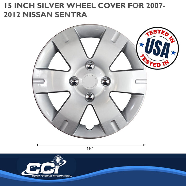 15 Inch Silver Wheel Cover Set (MPN: IWC43615S)