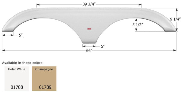 Icon Fender Skirt for Dutchmen RVs (MPN: 01789)