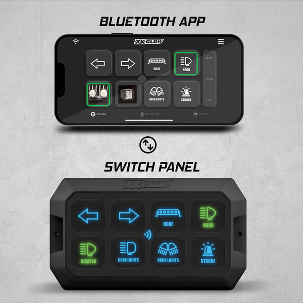 XK Glow Switch Panel (MPN: XK-CMD-KIT)