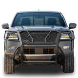 Black Horse Off Road Grille Guard (MPN: RU-NIFR22-B)
