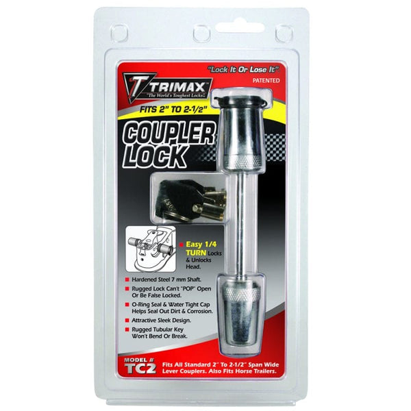 Trimax Trailer Coupler Lock (MPN: TC2)