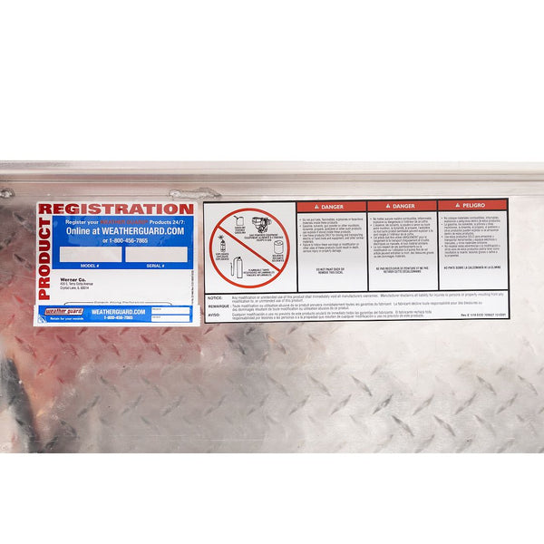 Weather Guard Lo-Side Aluminum Truck Toolbox (MPN: 164-0-04)