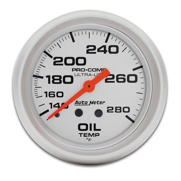 AutoMeter Ultra-Lite Oil Temperature Gauge (MPN: 4441)