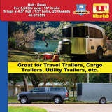 Ultra Fab Trailer Brake Hub Assembly (MPN: 48-979550)