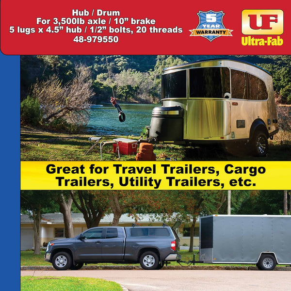 Ultra Fab Trailer Brake Hub Assembly (MPN: 48-979550)