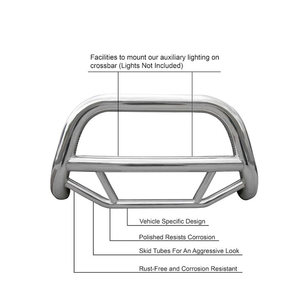 Black Horse Off Road Bull Bar (MPN: MBS-HOB3301)