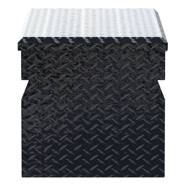 UWS 42-Inch Gloss Black Heavy-Wall Aluminum Wedge Truck Storage Box (MPN: EC20232)