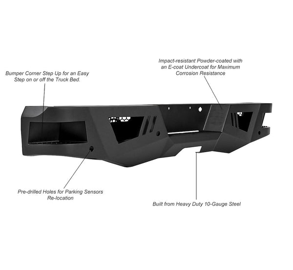 Black Horse Offroad Bumper (MPN: ARB-RA20)