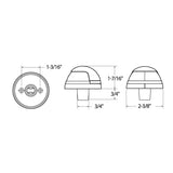 Attwood Marine Navigation Light - Pulsar 5040 Series (MPN: 5040R7)