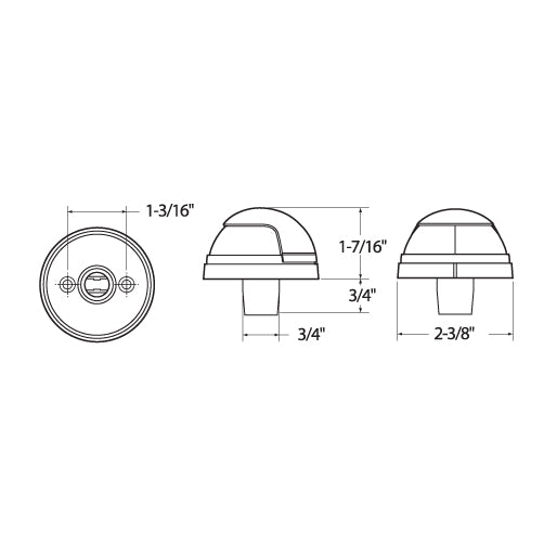 Attwood Marine Navigation Light - Pulsar 5040 Series (MPN: 5040R7)