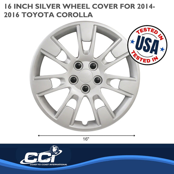 Coast To Coast 16 Inch Wheel Cover Set (MPN: IWC52316S)