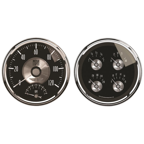 AutoMeter Prestige Black Diamond Quad Gauge (MPN: 2005)