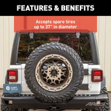 Aries Heavy-Duty Spare Tire Carrier (MPN: 2563001)