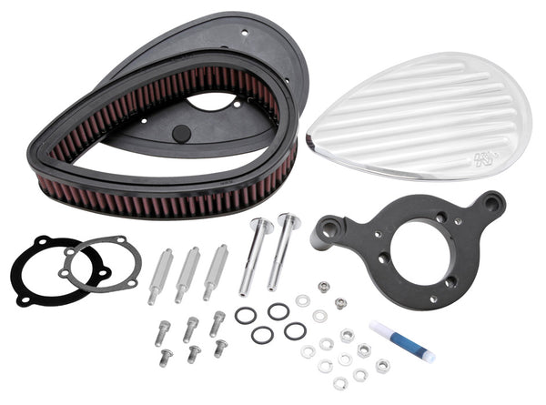 K&N Street Metal High-Flow Air Cleaner Assembly (MPN: RK-3937)