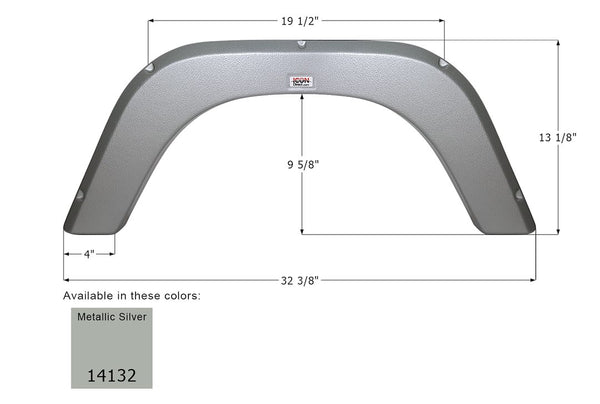 Icon Fender Skirt For Forest River Surveyor (MPN: 14132)