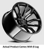 Torque Wheels 22 Inch Gloss Black Impact Wheel (MPN: TW403C-22119805-25)