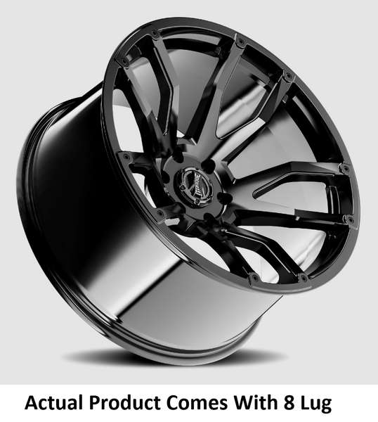 Torque Wheels 22 Inch Gloss Black Impact Wheel (MPN: TW403C-22119805-25)