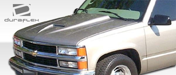 Duraflex Fiberglass Hood With Functional Scoop (MPN: 103022)