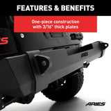 Aries TrailCrusher Rear Bumper (MPN: 2157000)