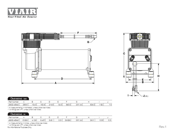 VIAIR Portable Air Compressor (MPN: AC-485L)