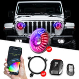 XKmax 7 Inch RGBW LED Headlight Kit (MPN: MX-7IN-JP-KIT)