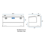 UWS Steel-Aluminum Combo Transfer Tank (MPN: ST-75-COMBO-W)