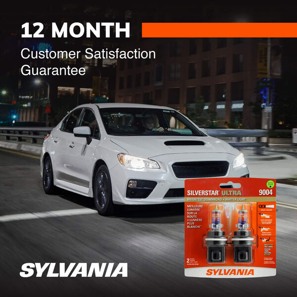 Sylvania SilverStar Ultra Halogen Headlight (MPN: 9004SU.BP2)