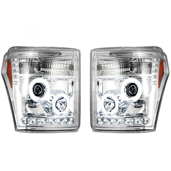 Recon Projector Headlights For Ford Superduty (MPN: 264272CLCC)