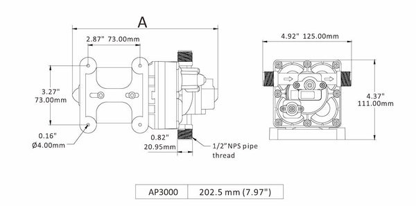 Aqua Pro Fresh Water Pump AP3000 (MPN: 21849)