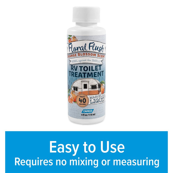 Waste holding tank treatment with floral flush (MPN: 41481)