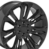 OE Wheels CV43B 24 Inch Aluminum Wheel (MPN: CV43B-24100-6550-24B)