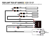 Triple-R Light Bar Wiring Harness (MPN: 8230-12V-SP)