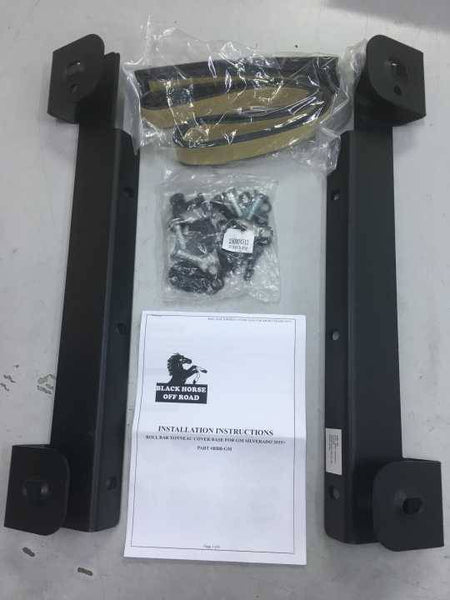 Black Horse Tonneau Cover Mounting Hardware (MPN: RBB-GM)