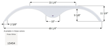 Icon Fender Skirt for Tandem Axle RVs (MPN: 15454)