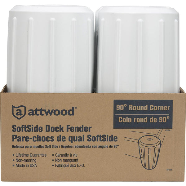 Attwood Marine Round Corner Dock Guard (MPN: 93534-1)