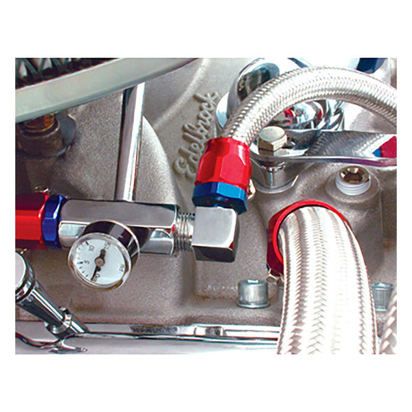 Spectre 90 Degree Chrome Fuel Hose Fitting (MPN: 5946)