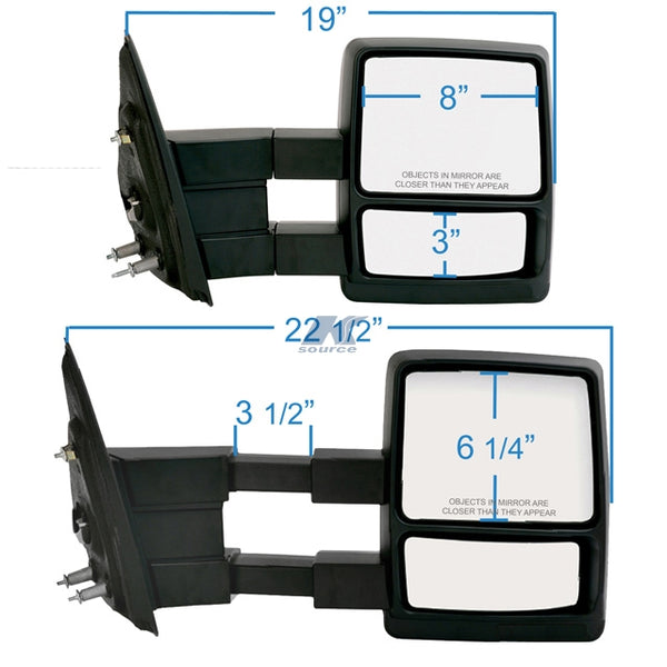 K Source Exterior Towing Mirror (MPN: 61187F)