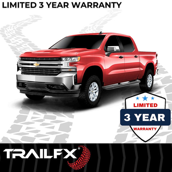 TrailFX Nerf Bar 4 Inch Oval Tube Side Steps (MPN: A1001B)